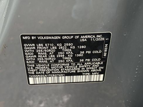 Used 2026 Volkswagen Atlas SE FWD image 31