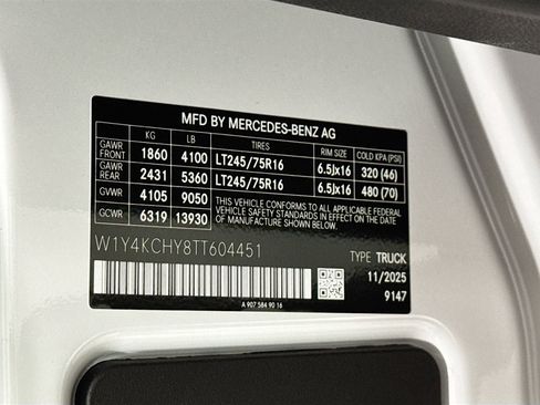 New 2026 Mercedes-Benz Sprinter 2500 image 30