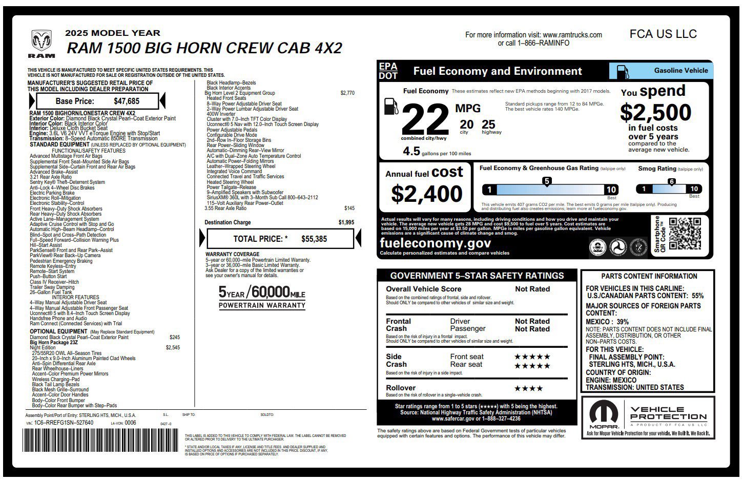 Used 2025 RAM 1500 Big Horn RWD image 21