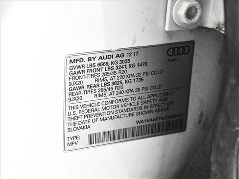 Used 2018 Audi Q7 3.0T Prestige w/ Prestige Package AWD/4WD image 27