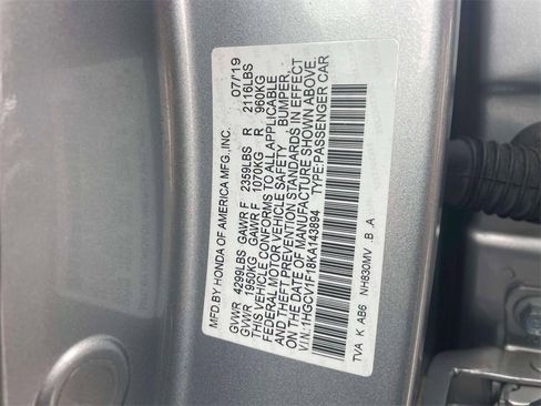Used 2019 Honda Accord LX image 17
