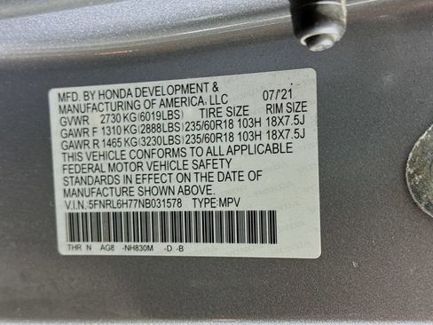Used 2022 Honda Odyssey EX-L image 37