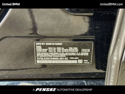 Used 2022 BMW X5 M w/ Competition Package 2 AWD/4WD image 15