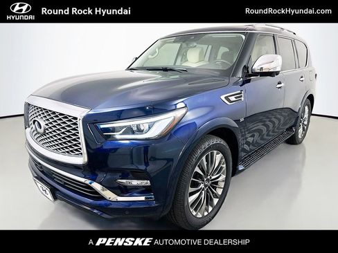 Used 2019 INFINITI QX80 Luxe w/ 22" Wheel Package AWD/4WD image 1