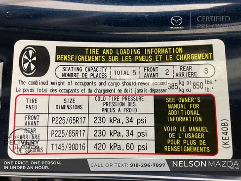 Certified 2025 MAZDA CX-5 AWD 2.5 S w/ Preferred Package image 56