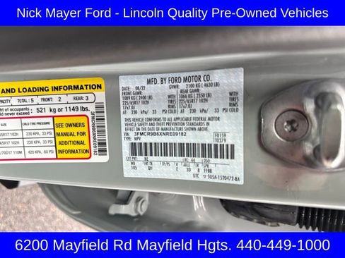 Used 2022 Ford Bronco Sport Big Bend image 28