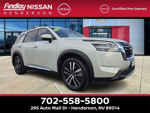 Used 2023 Nissan Pathfinder Platinum w/ Cargo Package image 1