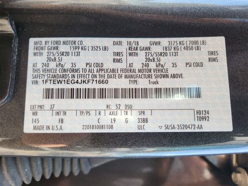 Used 2018 Ford F150 XLT w/ Equipment Group 302A Luxury image 31