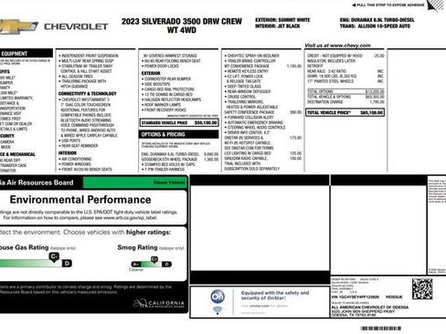 Used 2023 Chevrolet Silverado 3500 W/T w/ Gooseneck/5TH Wheel Package image 50