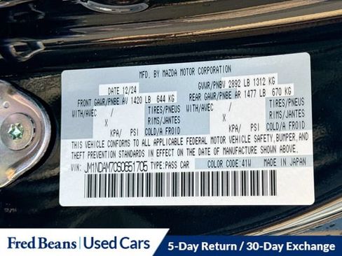 Used 2025 MAZDA MX-5 Miata RF Grand Touring RWD image 36