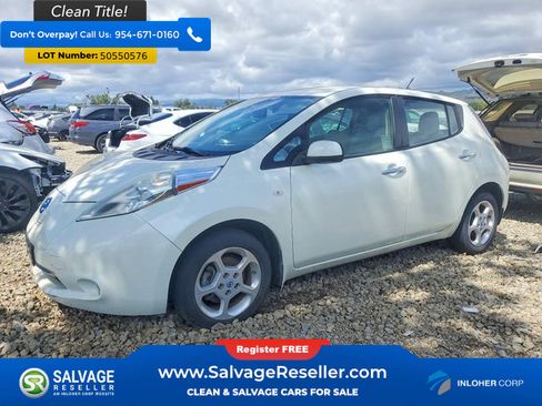 Used 2012 Nissan Leaf SL w/ Eco Design Pkg FWD image 1