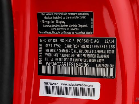Used 2015 Porsche 911 GT3 image 91