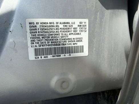 Used 2011 Honda Pilot LX image 11