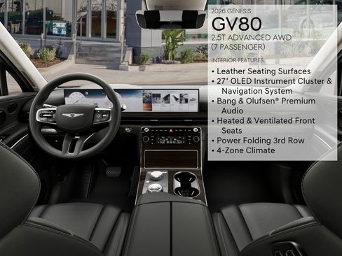 New 2026 Genesis GV80 2.5T Advanced image 18