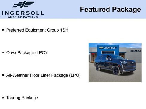 Used 2024 Cadillac Escalade ESV Sport Platinum w/ LPO, ONYX Package image 8