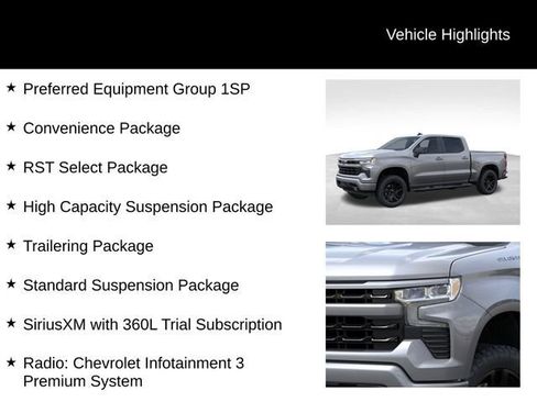 New 2026 Chevrolet Silverado 1500 RST w/ RST Select Package AWD/4WD image 27