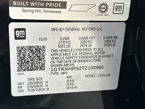 New 2026 Cadillac XT5 Sportv w/ LPO, Onyx Lite Package image 29