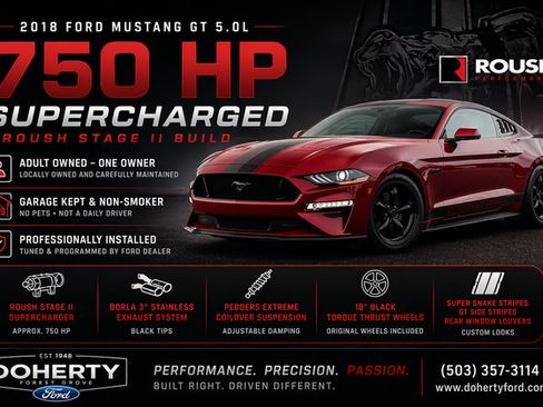 Used 2018 Ford Mustang GT RWD image 2