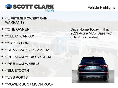 Used 2023 Acura MDX SH-AWD w/ Technology Package image 11