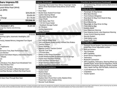 Used 2025 Subaru Impreza RS w/ Popular Package #1 AWD/4WD image 5