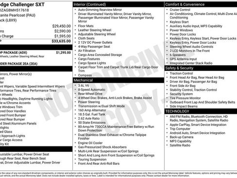 Used 2021 Dodge Challenger SXT w/ Blacktop Package RWD image 4