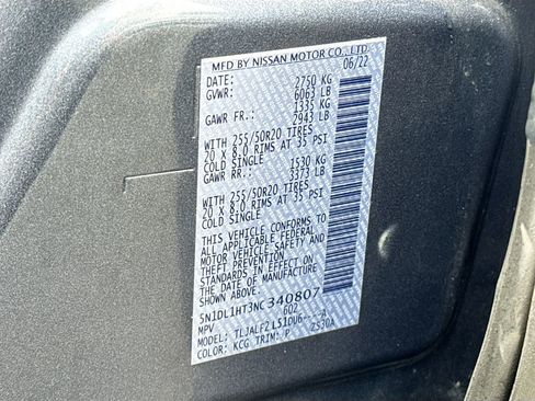 Used 2022 INFINITI QX60 Autograph w/ Cargo Package image 35