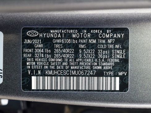 Used 2021 Genesis GV80 3.5T w/ Prestige Package 07 image 64