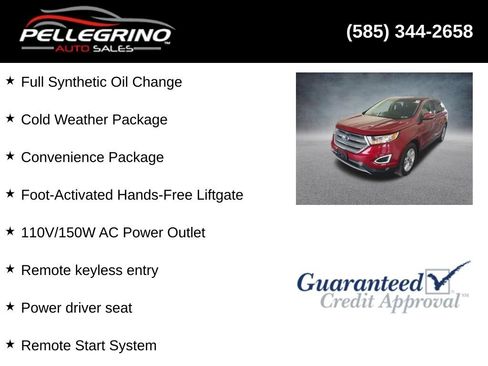 Used 2018 Ford Edge SEL w/ Equipment Group 201A AWD/4WD image 2