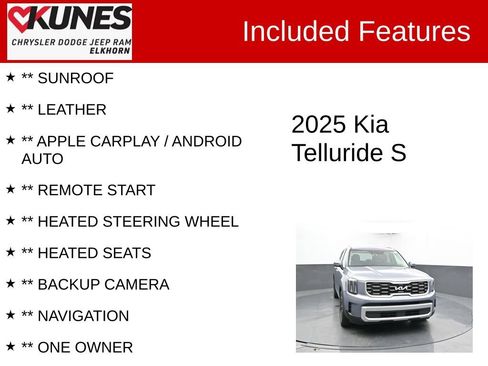 Used 2025 Kia Telluride S AWD/4WD image 2