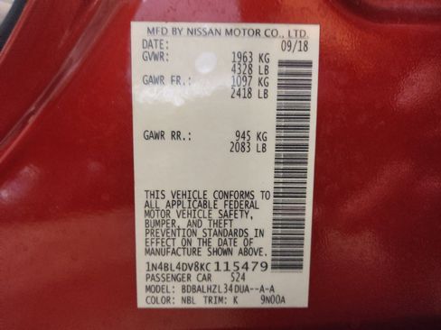 Used 2019 Nissan Altima 2.5 SV FWD image 33