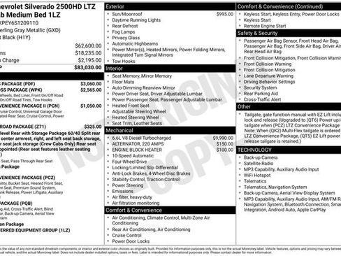 Certified 2025 Chevrolet Silverado 2500 LTZ w/ LTZ Plus Package AWD/4WD image 39