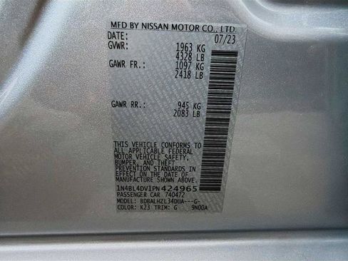 Certified 2023 Nissan Altima 2.5 SV FWD image 27