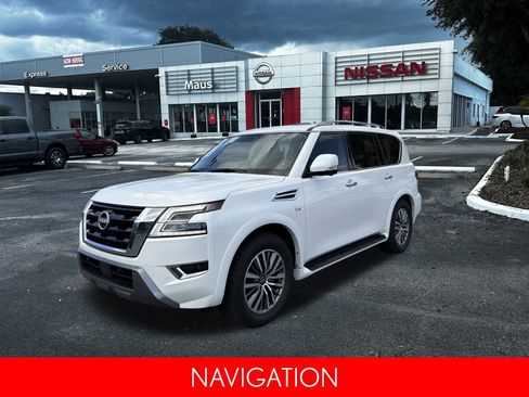 Used 2022 Nissan Armada SL w/ Captain's Chairs Package image 9