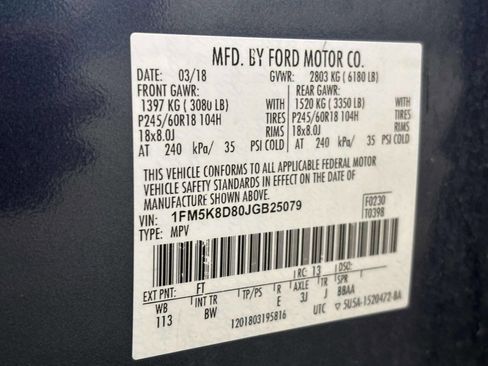 Used 2018 Ford Explorer XLT w/ Equipment Group 202A image 47