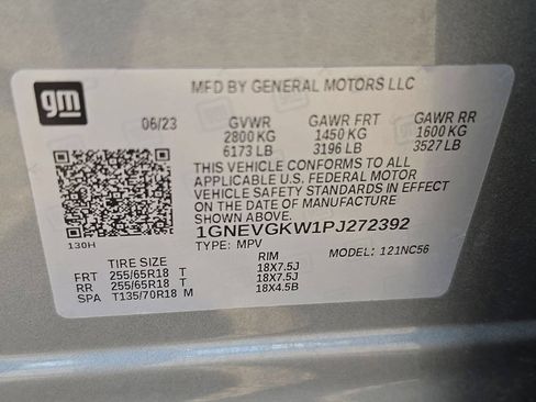Used 2023 Chevrolet Traverse LT w/ LPO, Floor Liner Package AWD/4WD image 39