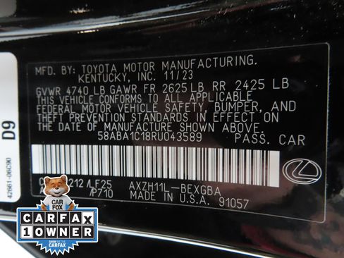 Used 2024 Lexus ES 300h F Sport w/ Accessory Package (Z2) FWD image 29