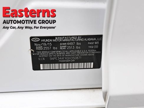 Used 2016 Hyundai Sonata Limited w/ Cargo Package FWD image 37