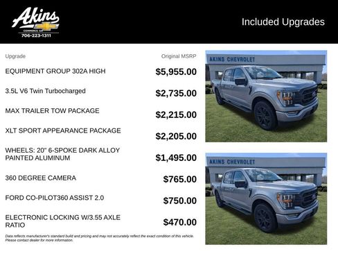 Used 2022 Ford F150 XLT w/ Equipment Group 302A High AWD/4WD image 3