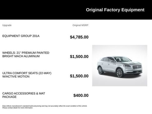Used 2023 Lincoln Nautilus Reserve w/ Equipment Group 201A AWD/4WD image 9