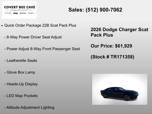 New 2026 Dodge Charger R/T Scat Pack image 18