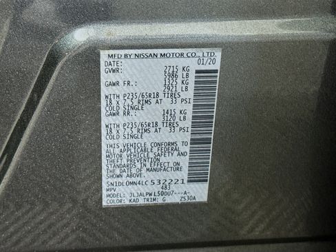 Used 2020 INFINITI QX60 Pure image 40