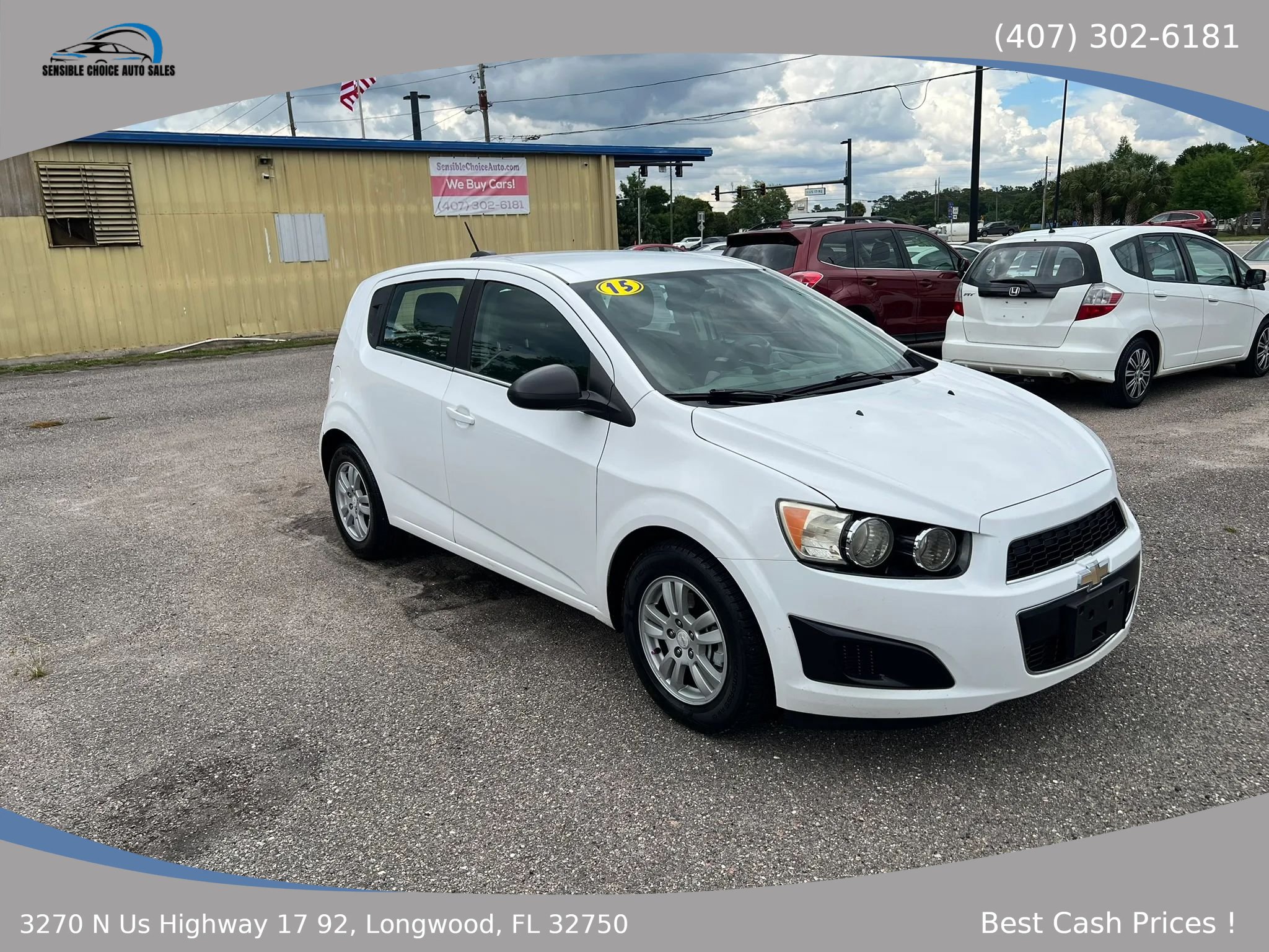 Used 2015 Chevrolet Sonic LT FWD image 1