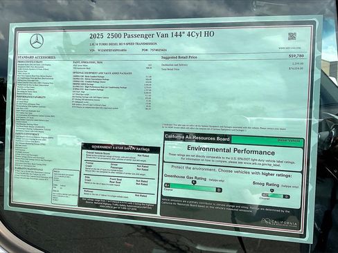 New 2025 Mercedes-Benz Sprinter 2500 image 11