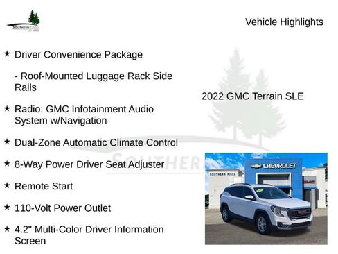 Used 2022 GMC Terrain SLE w/ Driver Convenience Package FWD image 25