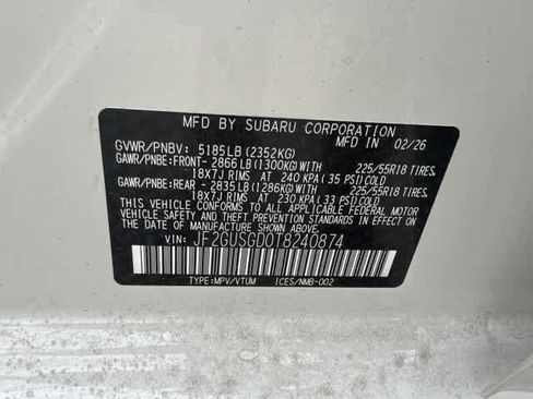 New 2026 Subaru Crosstrek 2.5i Sport AWD/4WD image 15