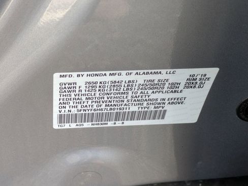 Used 2020 Honda Pilot Touring image 35