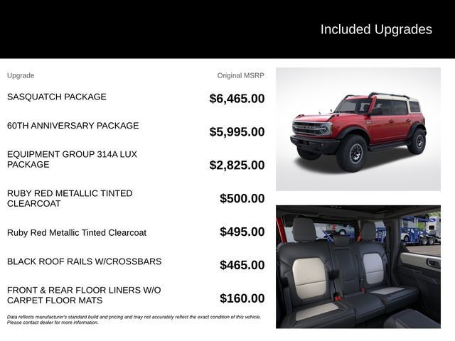 New 2026 Ford Bronco Outer Banks w/ Sasquatch Package AWD/4WD image 5