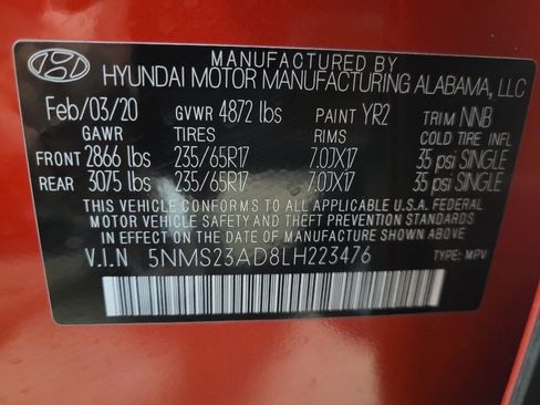 Used 2020 Hyundai Santa Fe SE image 33