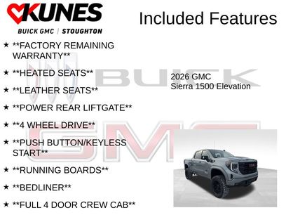New 2026 GMC Sierra 1500 Elevation w/ Elevation Premium Package