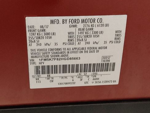 Used 2017 Ford Explorer Limited w/ Equipment Group 301A image 33